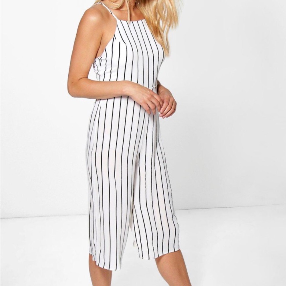 Emily High Neck Open Back Jumpsuit