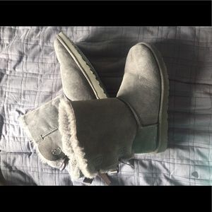 Bailey bow grey uggs