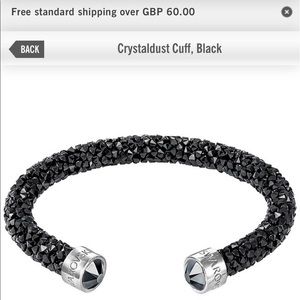 Swarovski black crystal bracelet