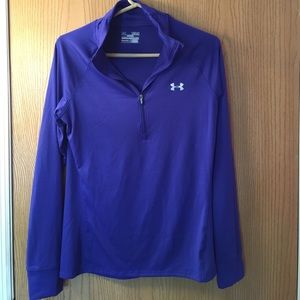 Under Armour Long sleeve workout shirt with zipper