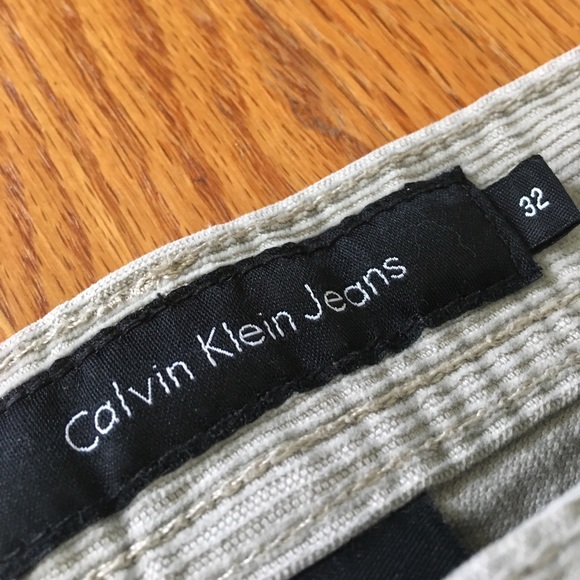 Calvin Klein Khaki Corduroy Pants - Picture 3 of 5