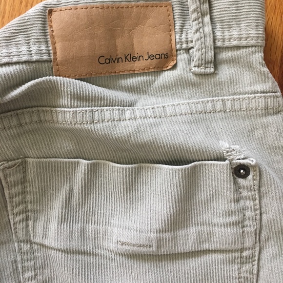 Calvin Klein Khaki Corduroy Pants - Picture 5 of 5