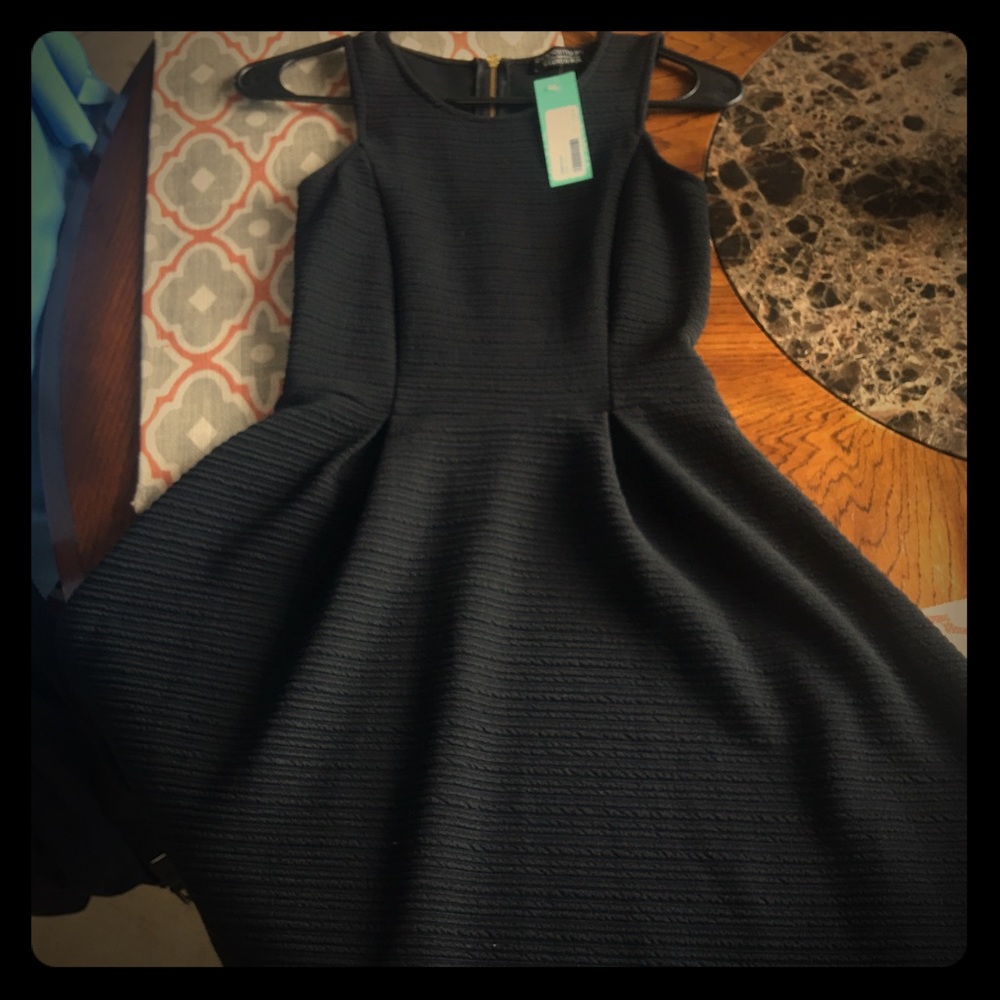 Papermoon Textured Black dress