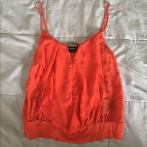 Orange Bebe tank top