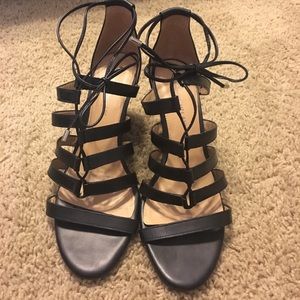 Antonio Melani black wedges