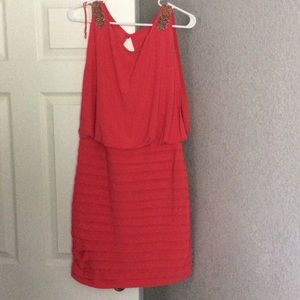 Salmon colored Cocktail Dress
