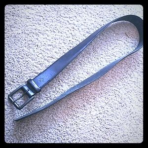 Black Columbia Leather Belt