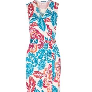 Bold DVF "New Yahzi Two" wrap-style maxi dress
