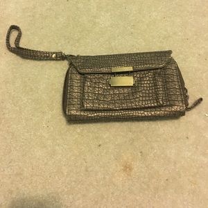 Small brown clutch