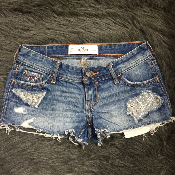 NEW Sparkly Hollister Shorts - Picture 1 of 5