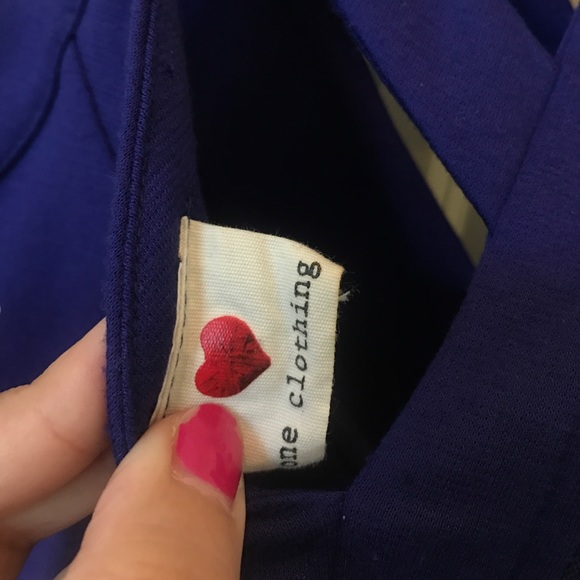 Sexy blue out-on-the-town cutout dress - Picture 3 of 4