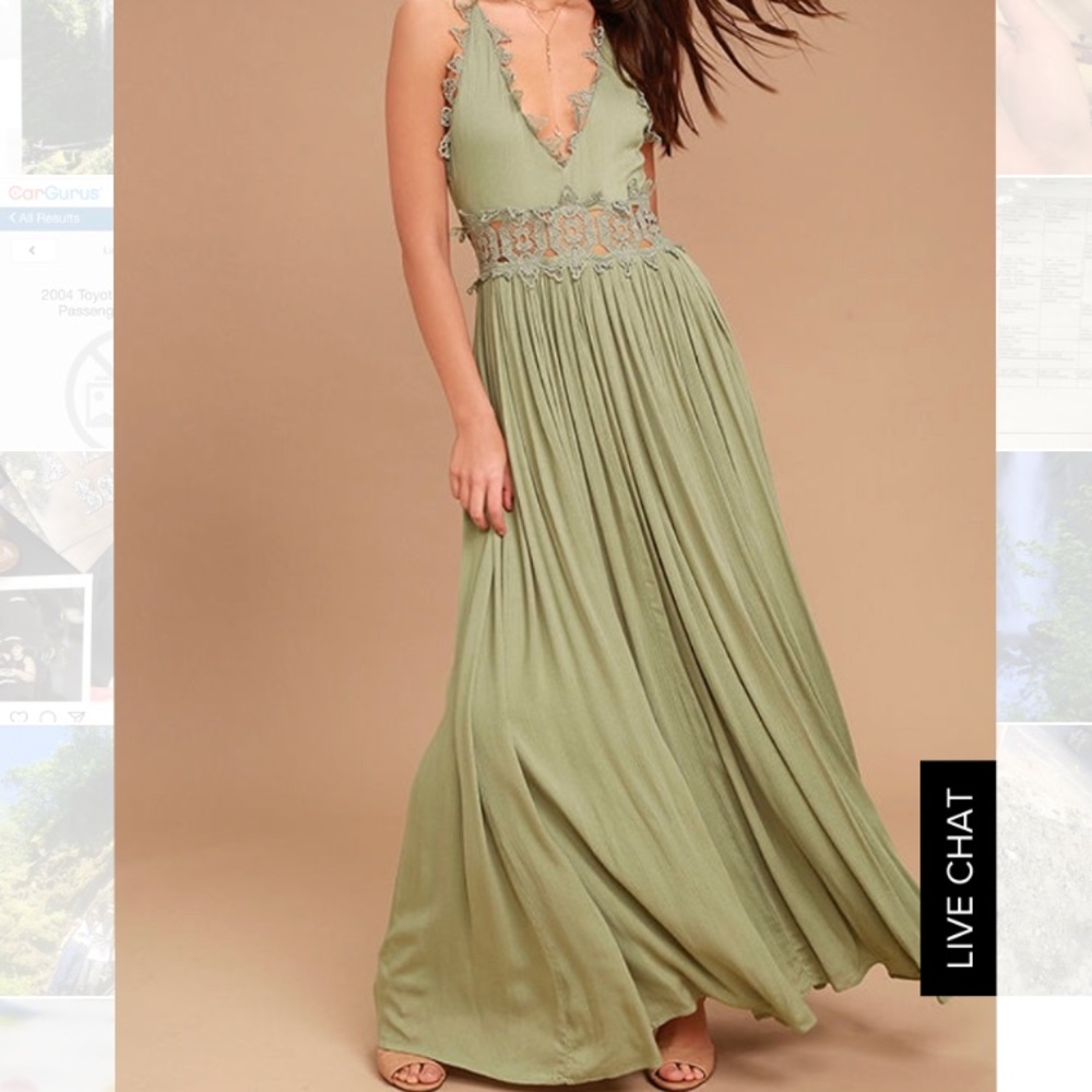 "This is Love" Sage Green Dress- Prom