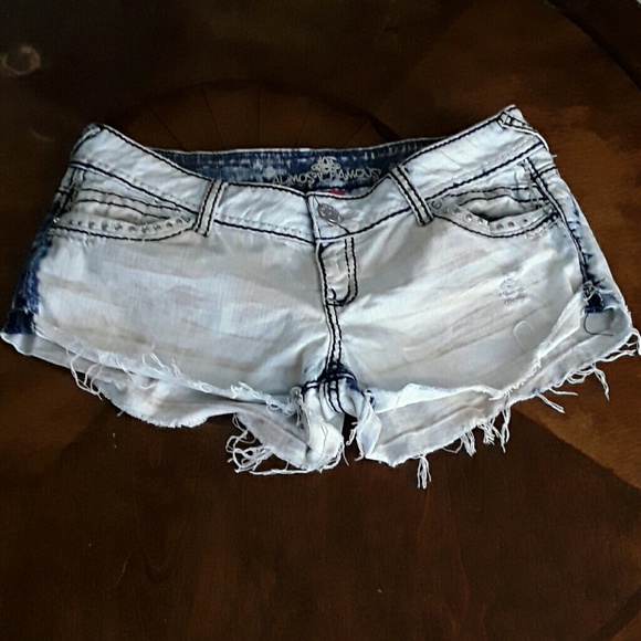 Almost Famous Pants - Almost Famous distressed shorts