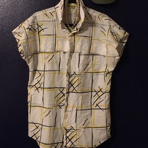 Vintage 80's inspired blouse