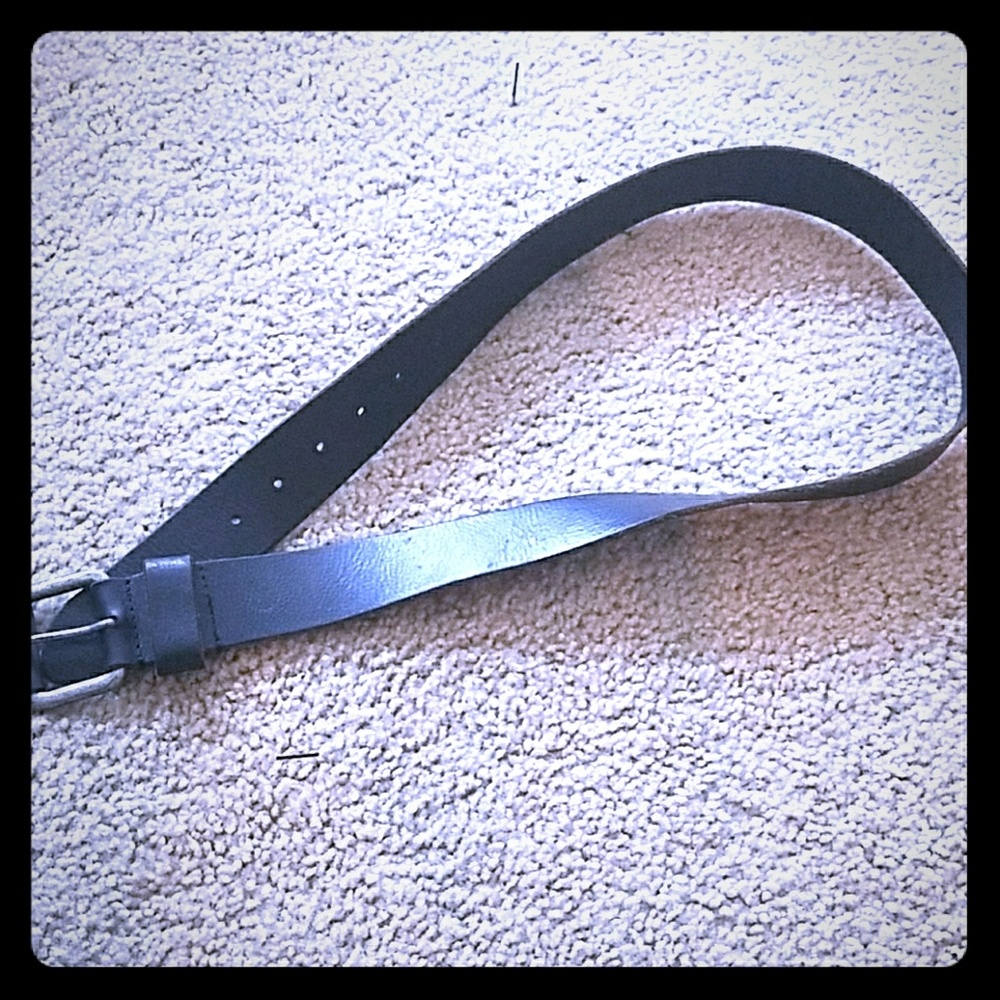 Timberland Black Leather Belt