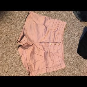 Pink high waisted shorts