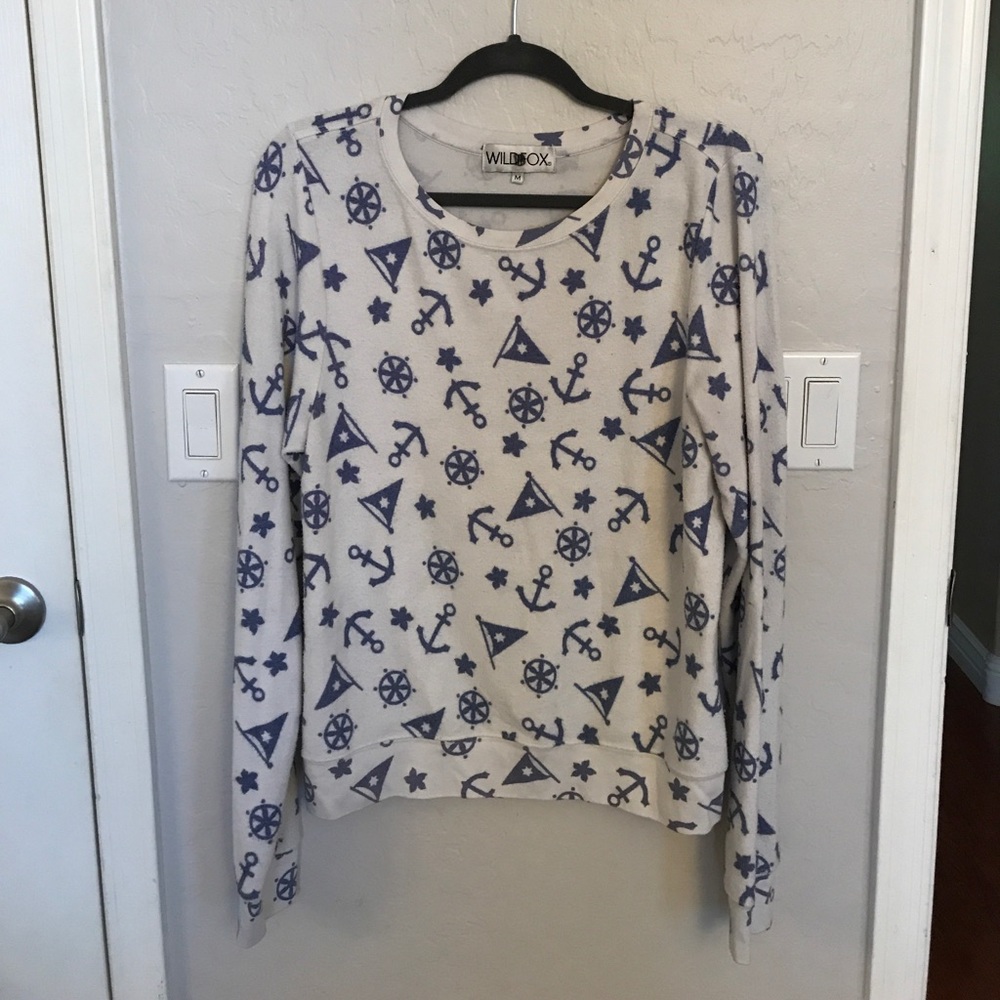 Wildfox sailboat Baggy Beach Jumper FLASH SALE