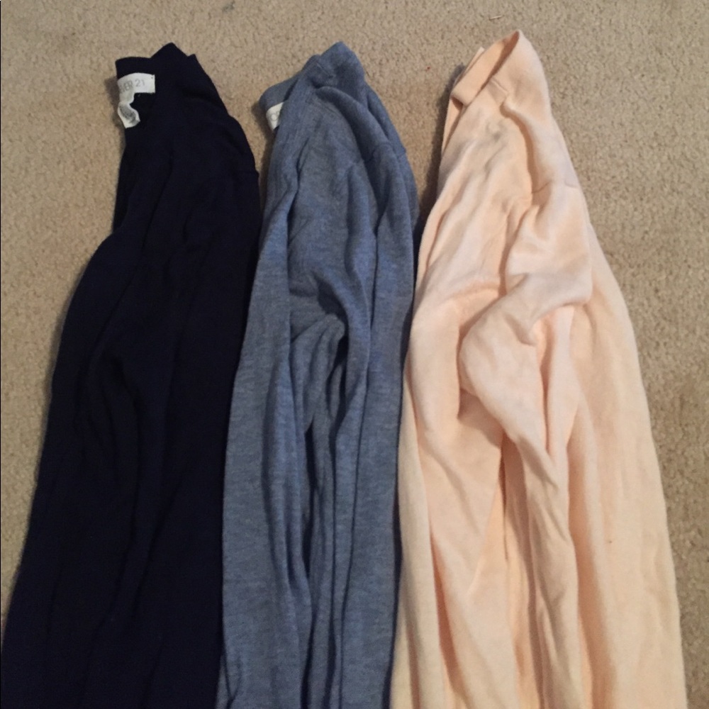 Bundle of 3 Long Sleeve Cardigans