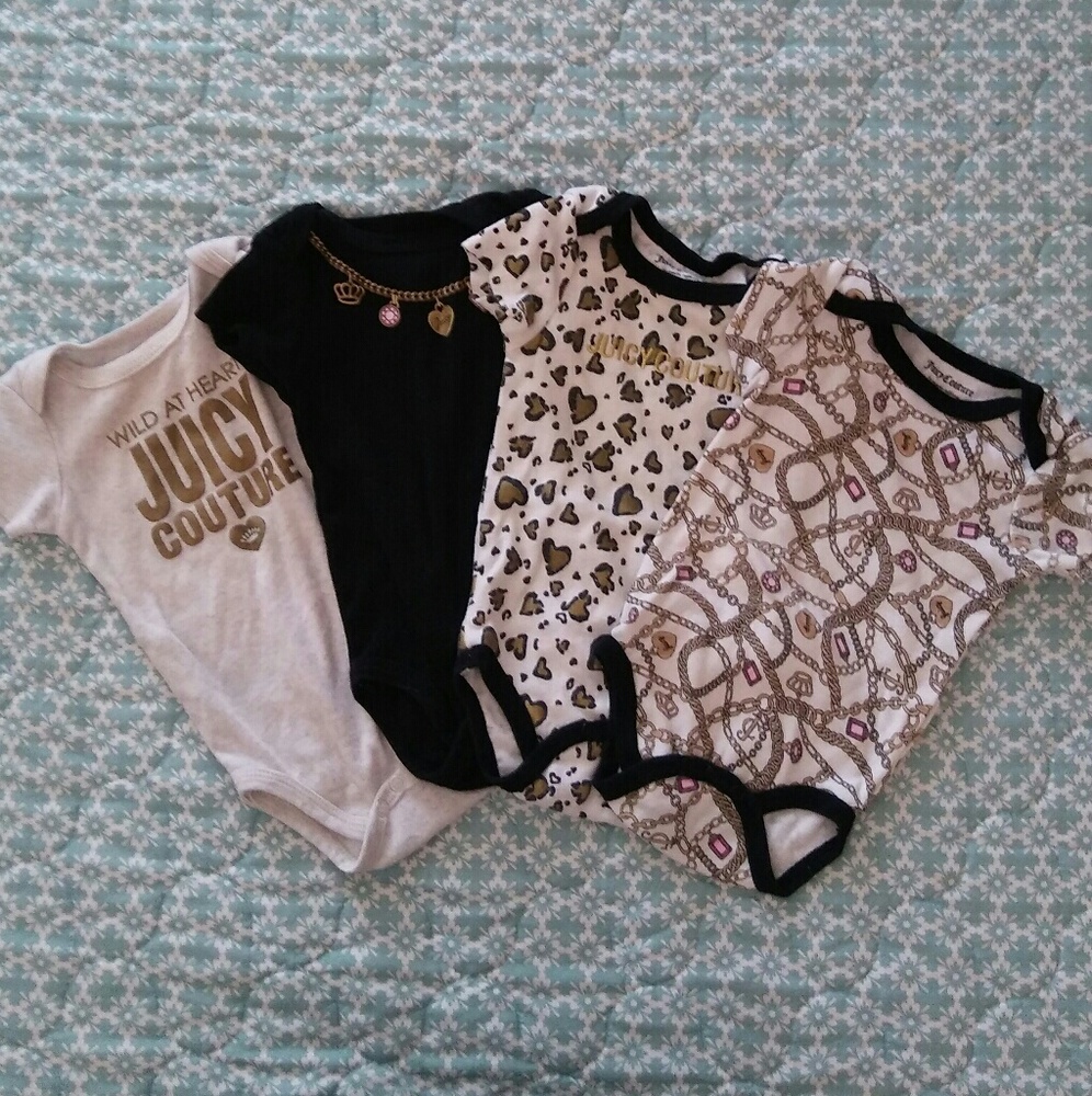 Juicy Couture Baby Onesies