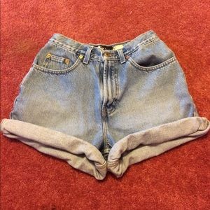 Vintage denim shorts