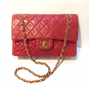 🚫SOLD🚫Authentic Chanel vintage red classic bag