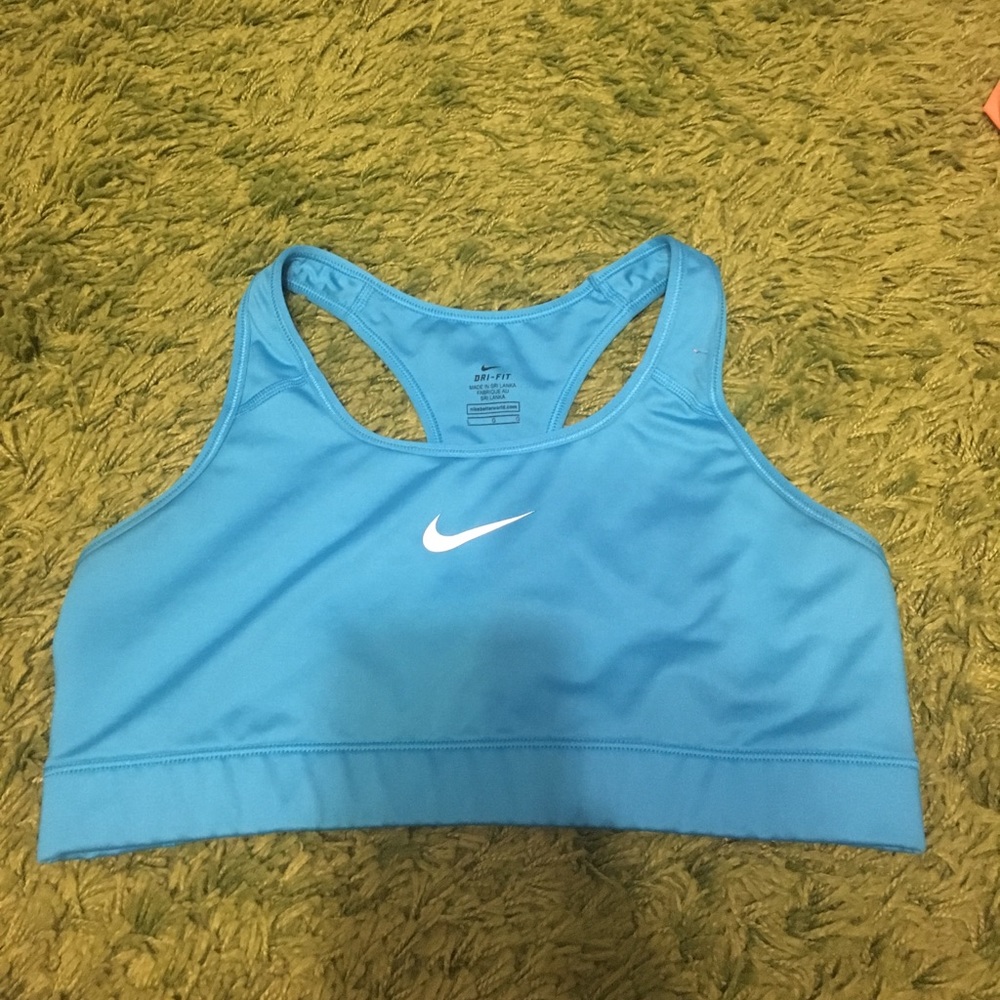 Light blue Nike sports bra size L