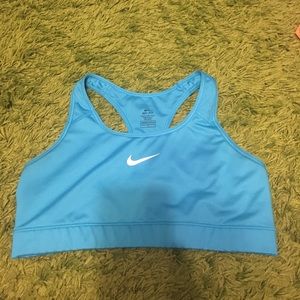 Light blue Nike sports bra size L