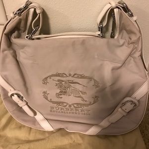Burberry Handbag - Canvas Embroidered