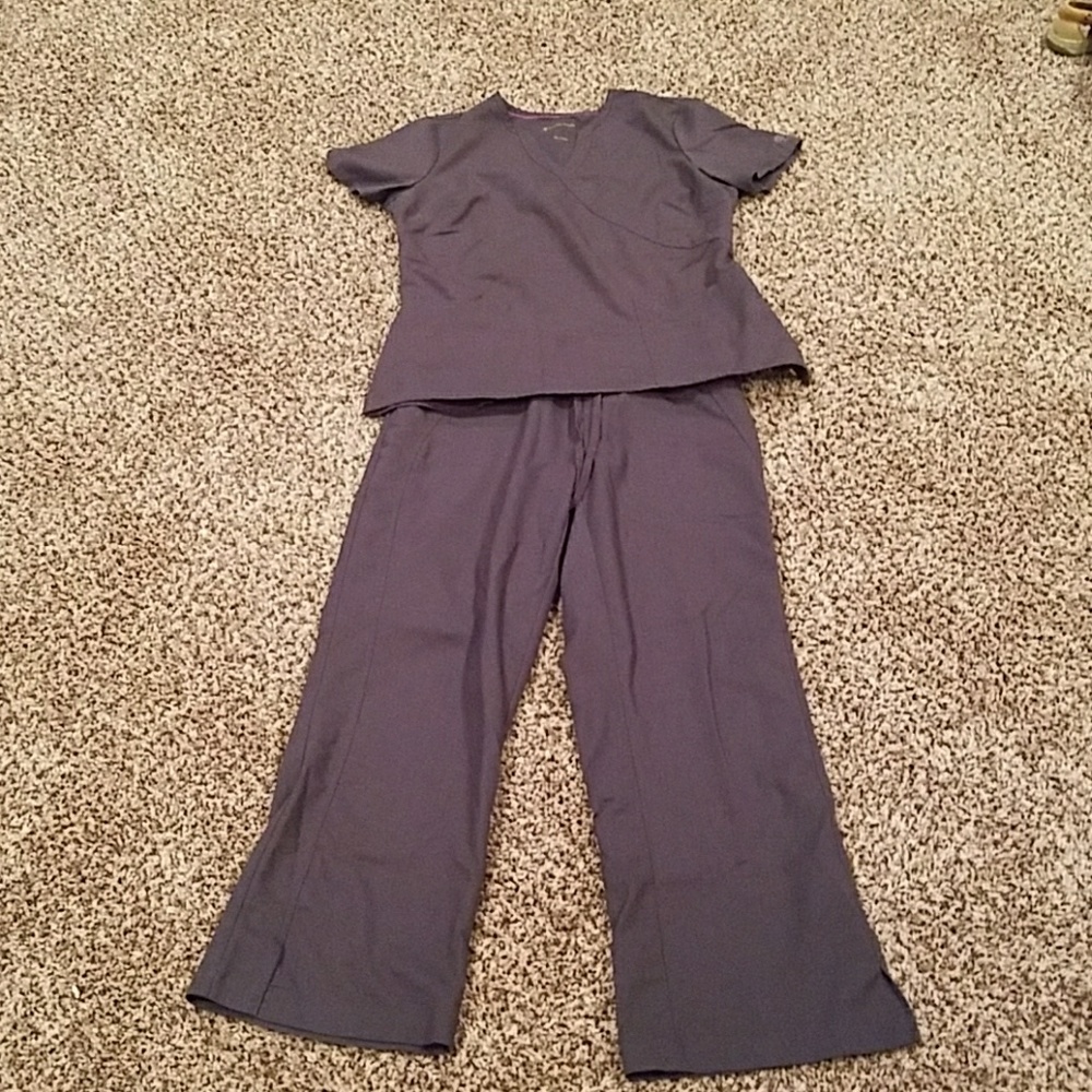 Healing Hands Gray Scrubs