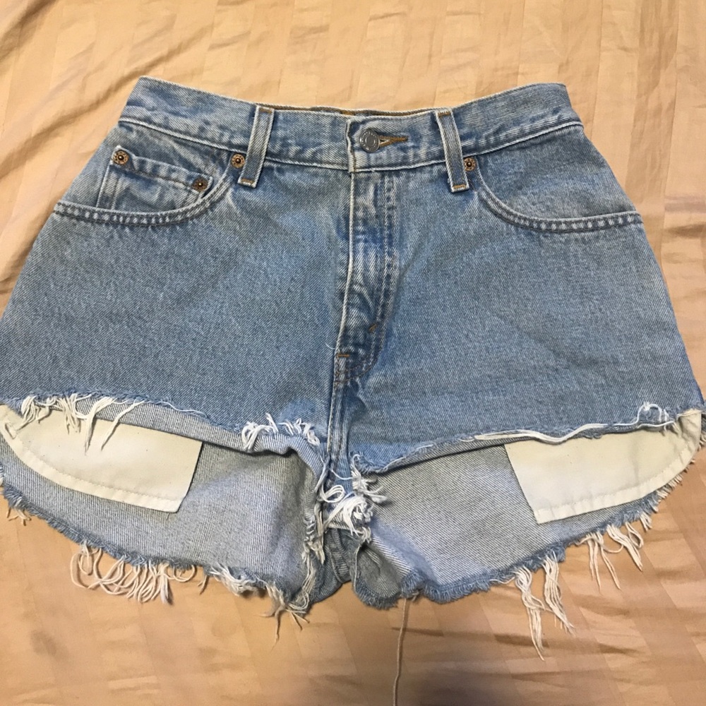 High Waisted Denim Shorts