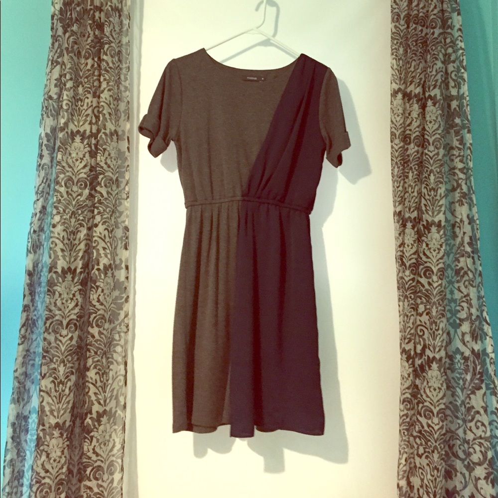 Navy and Grey flag dress