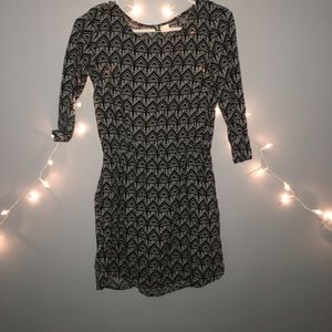 Black & White Patterned H&M Dress
