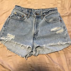 High waisted shorts