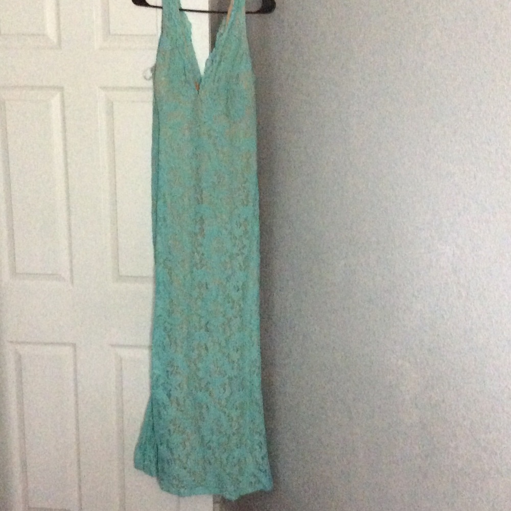Mint Mermaid Style Dress