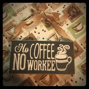 Coffee Sign Decore