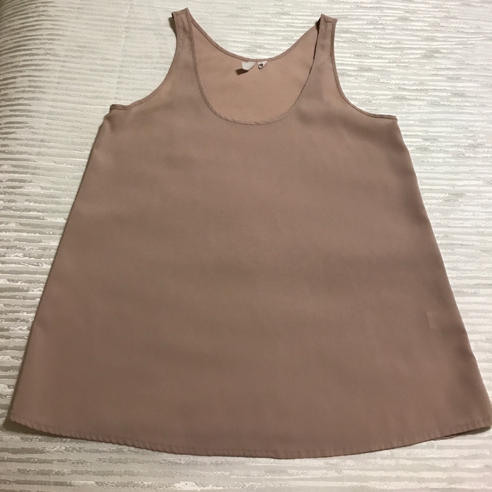 Frenchi Tank Top - Blush/Taupe