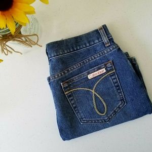 Retro Calvin Klein Jean Skirt