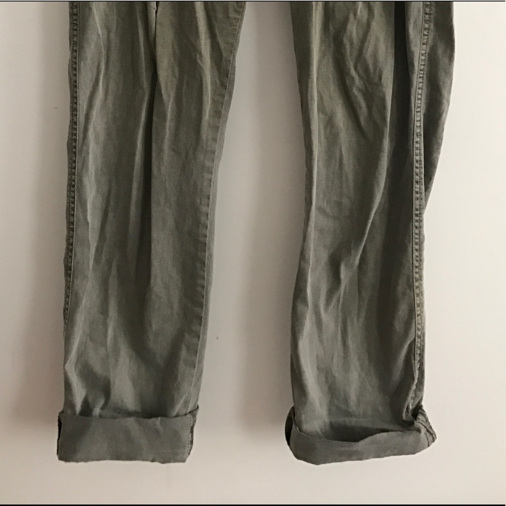 Jolt Army Green Casual Pants