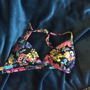 Flower bathing suite top