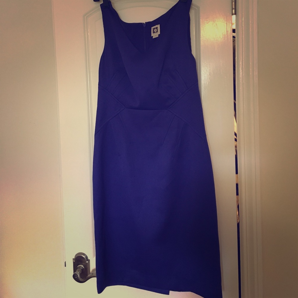Anne Klein - deep blue/purple dress size 2 NEWWW