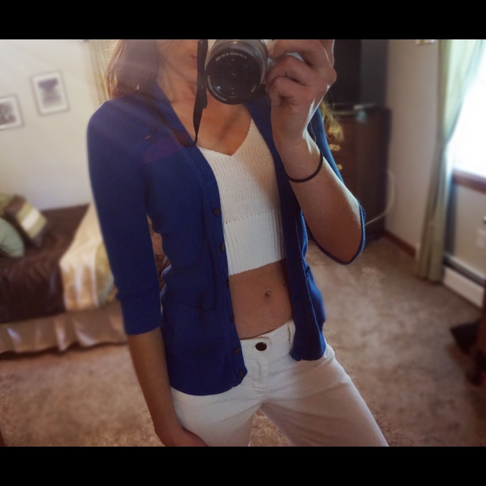 Abercrombie 3/4 sleeve cardigan