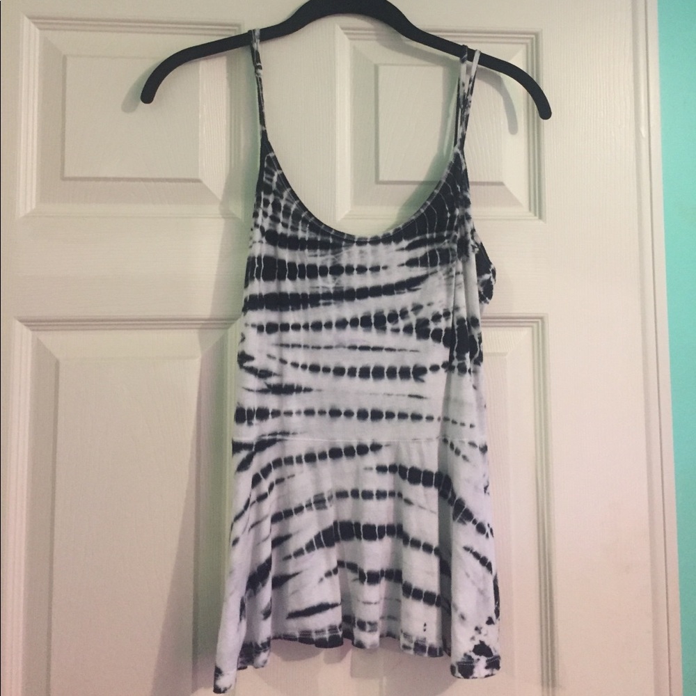 Guess peplum style strapped tank