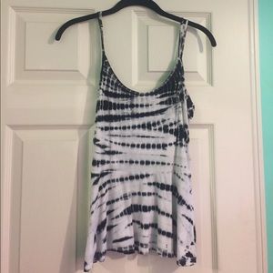 Guess peplum style strapped tank
