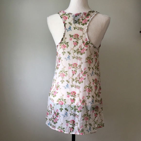 Sheer & Flowy Floral Boho Top•Like New• - Picture 2 of 3