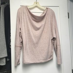 Free People pink knit top