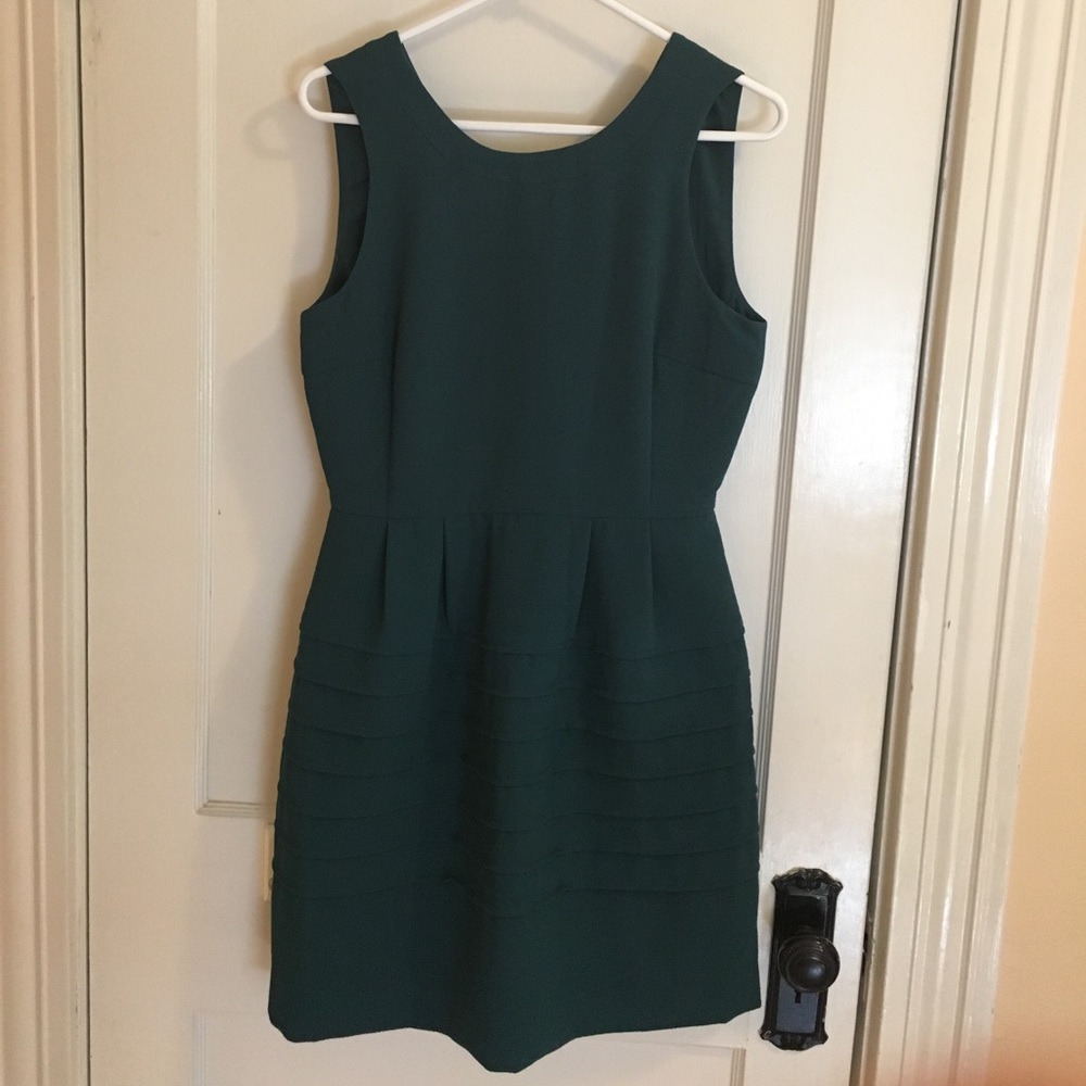 NWOT Madewell dress in forest green - Picture 3 of 7