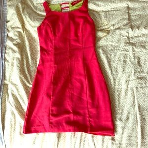 Coral Akira Mini Dress - Summer Club Dress