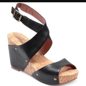 Lucky brand Moran wedges size 5.5