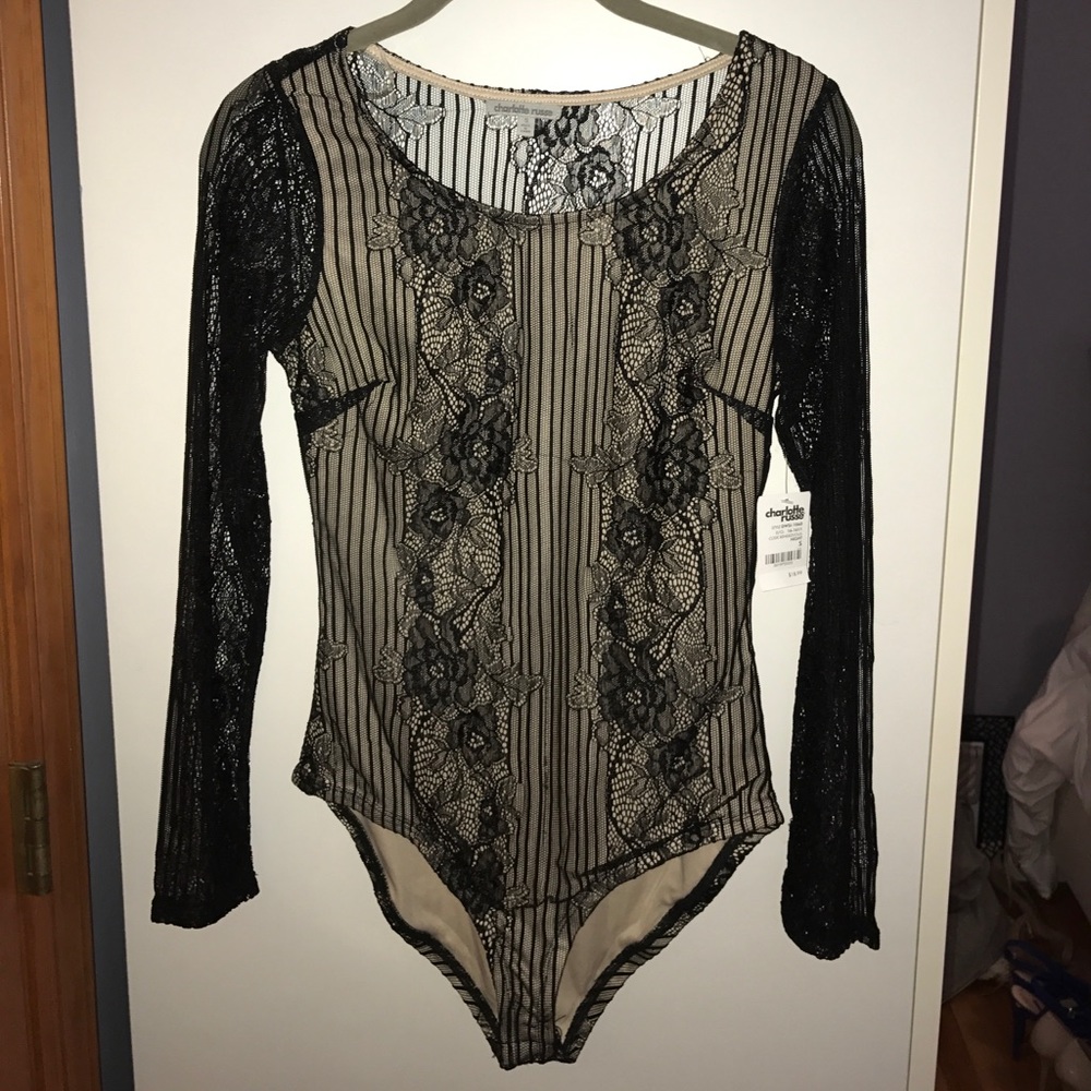 Charlotte Russe Lace Bodysuit