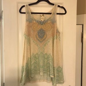 Blu Pepper knit tank